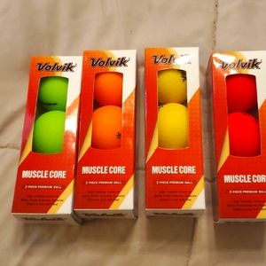 Volvik Muscle Core Golf Balls 1 Dozen Assorted Matte Colors